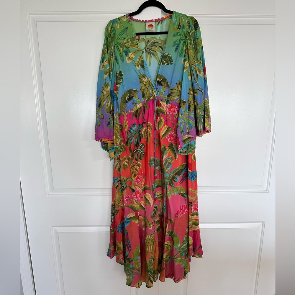 Farm Rio drawstring Maxi